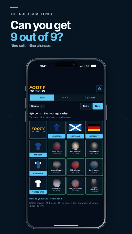 Footy Tic Tac Toe football tic tac toe screenshots 2
